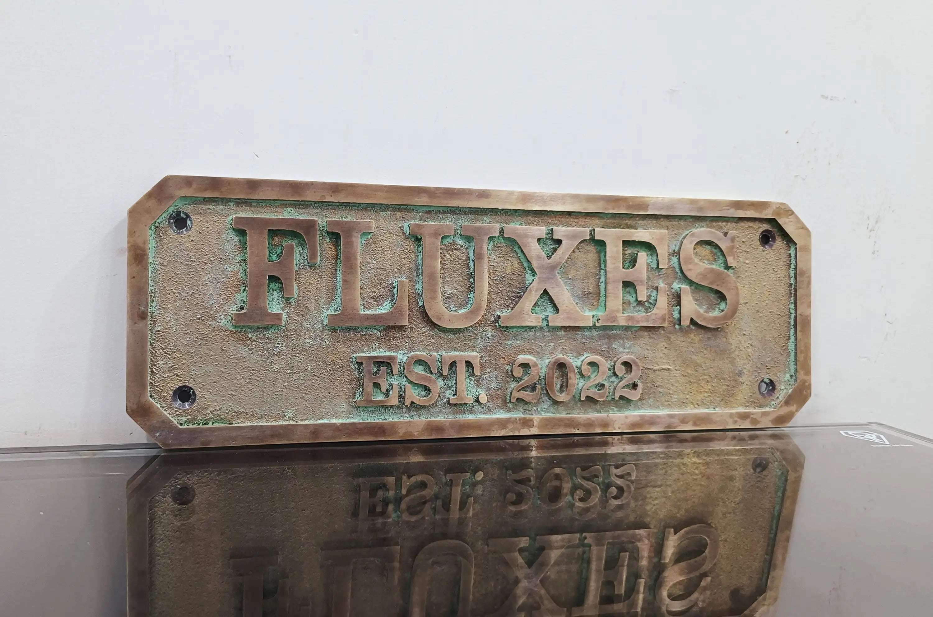 Customized classic brass signs - Nautical signs and plaques