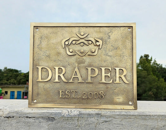 Outdoor Brass Plaques - Weather Resistant Signage