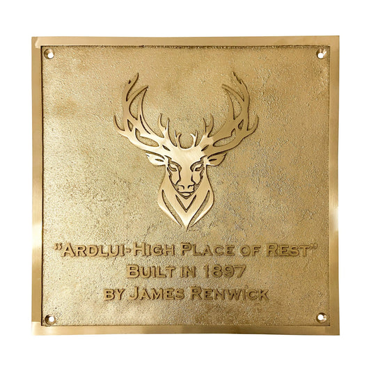 Outdoor Brass Plaques - Weather Resistant Signage