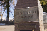 Custom plaques in oil-rubbed bronze - Personalized 3D plaque 