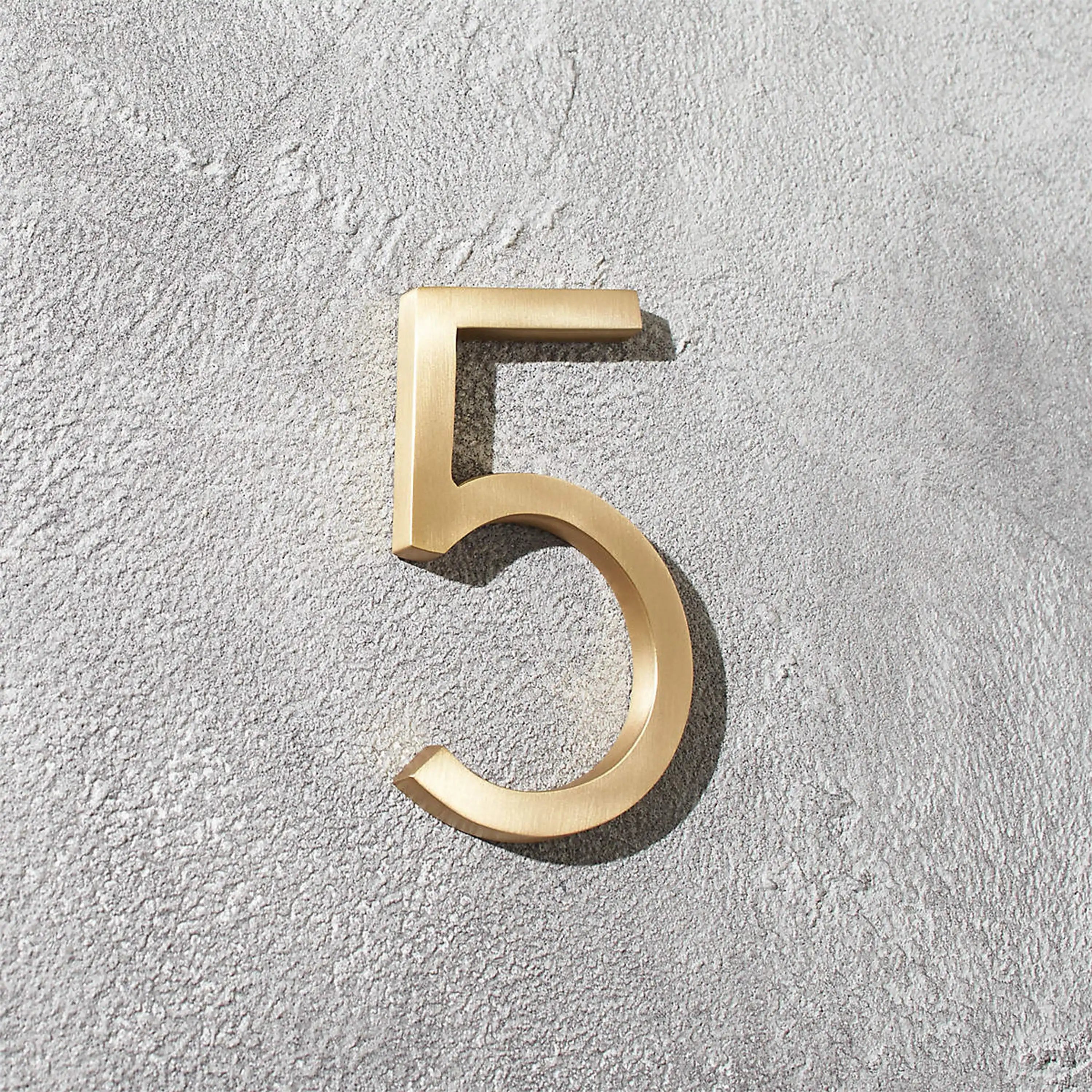 Decorative house numbers floating 