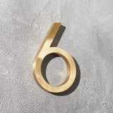 Decorative house numbers floating 