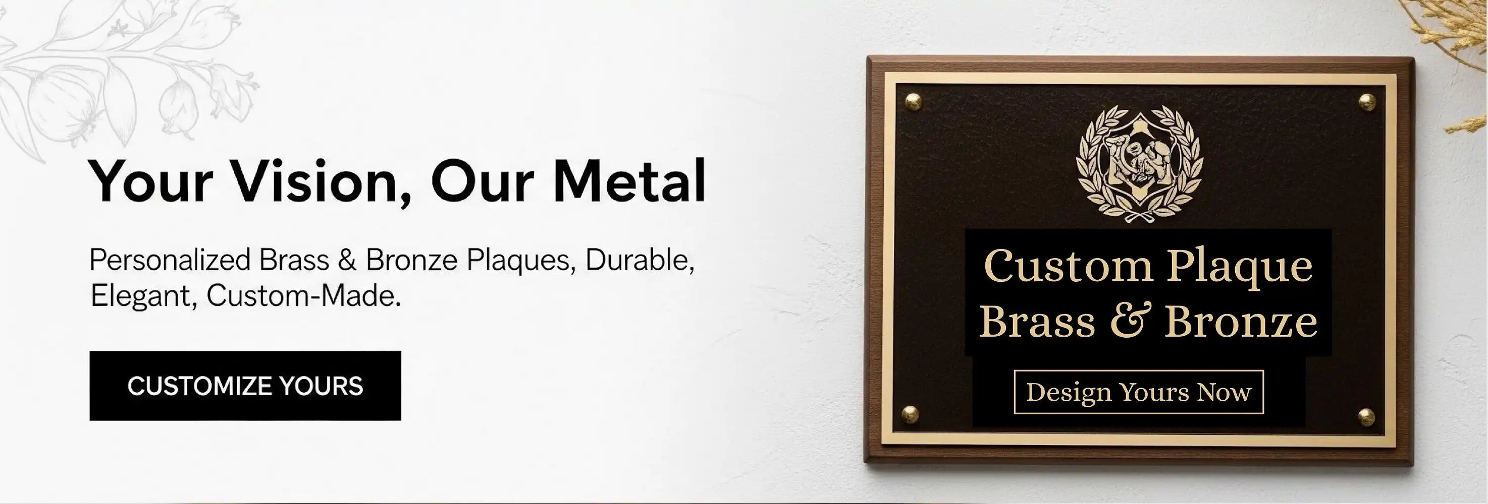 Design your own plaque