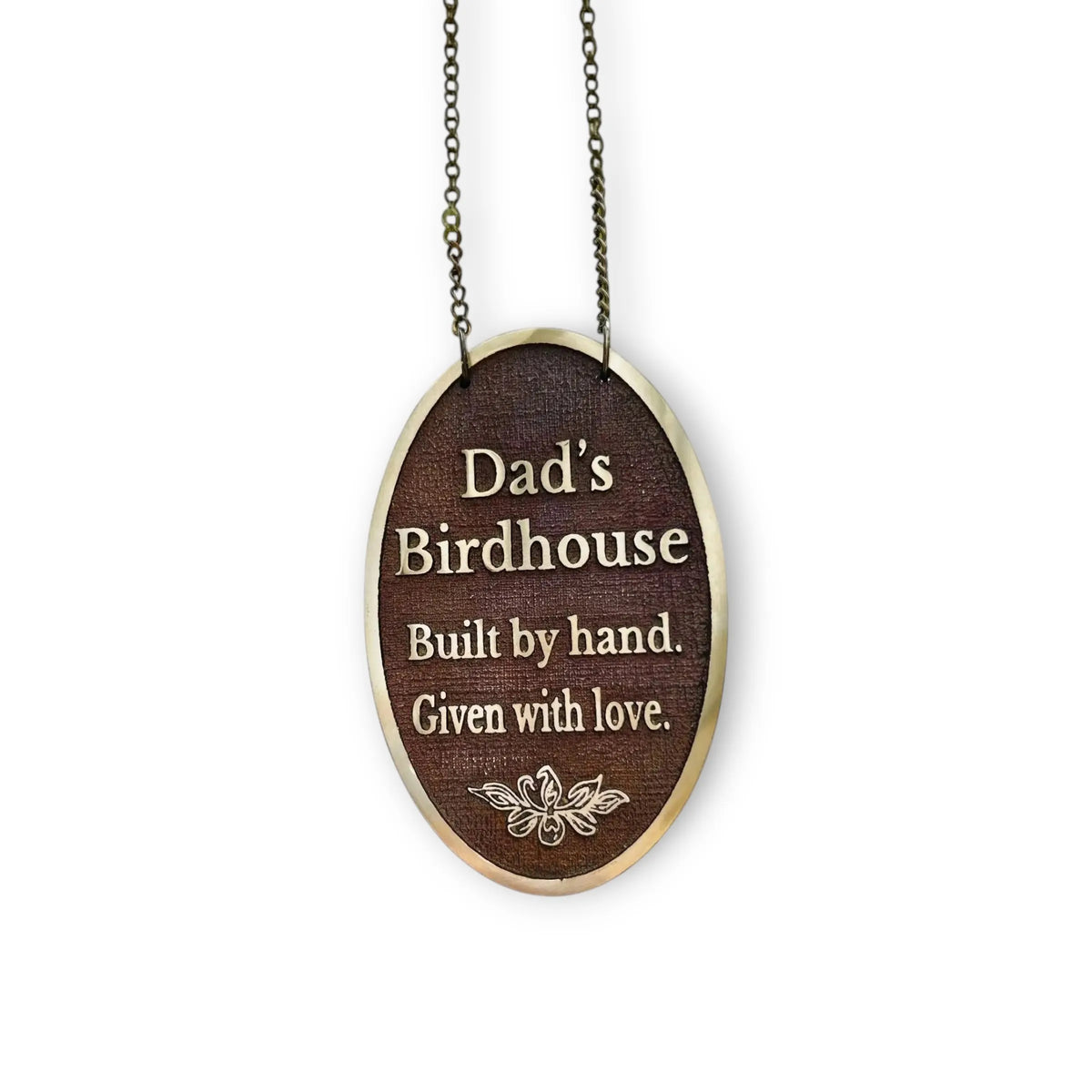 Cast Bronze Sign – Personalized Bronze Name Plate for Garden