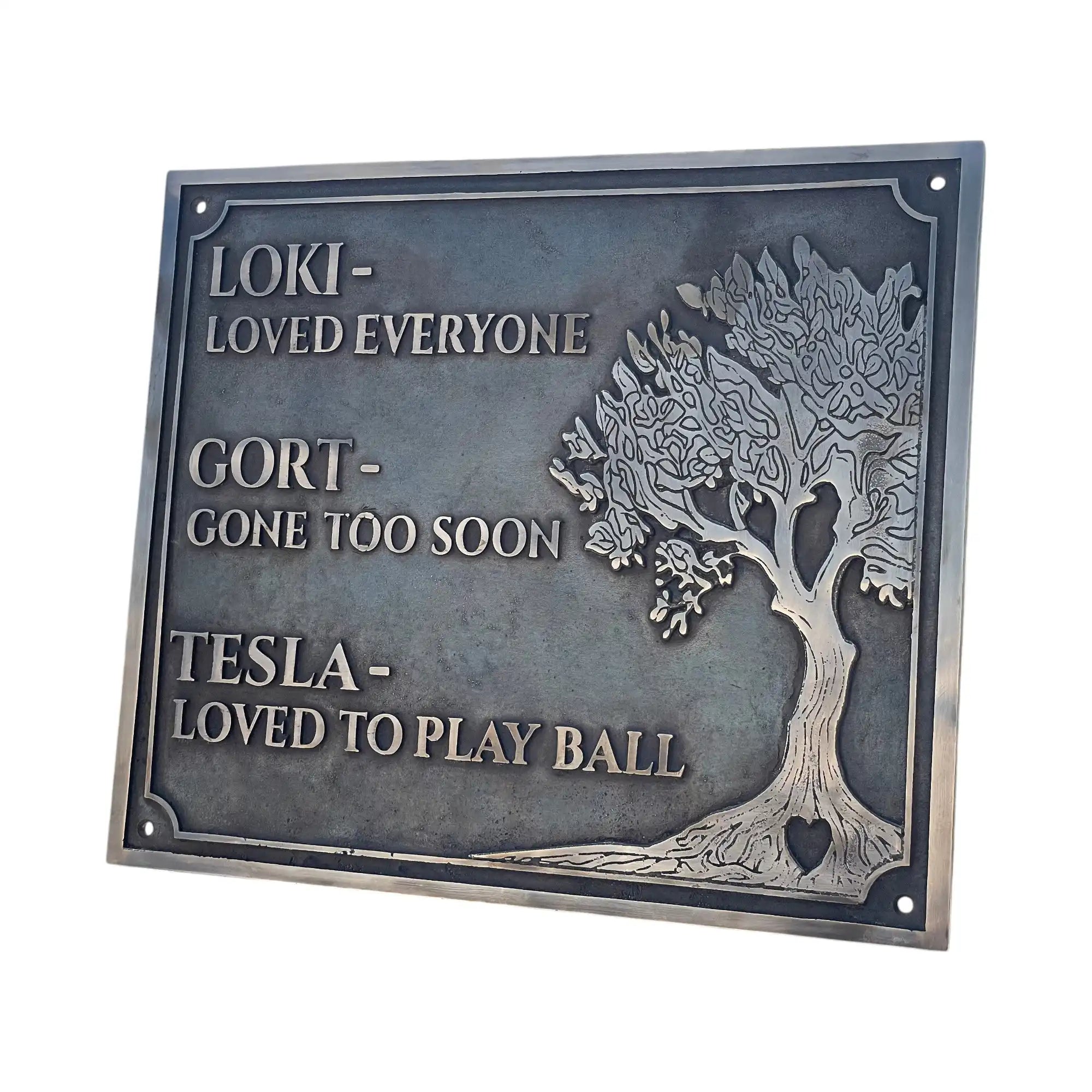 Bronze Memorial Plaques