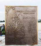 Personalized Memorial plaques - bronze custom plaque