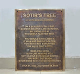 Personalized Memorial plaques - bronze custom plaque