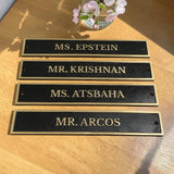 Personalized Name Plates