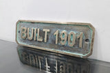 Personalized bronze establish signs - Green patina custom plaque