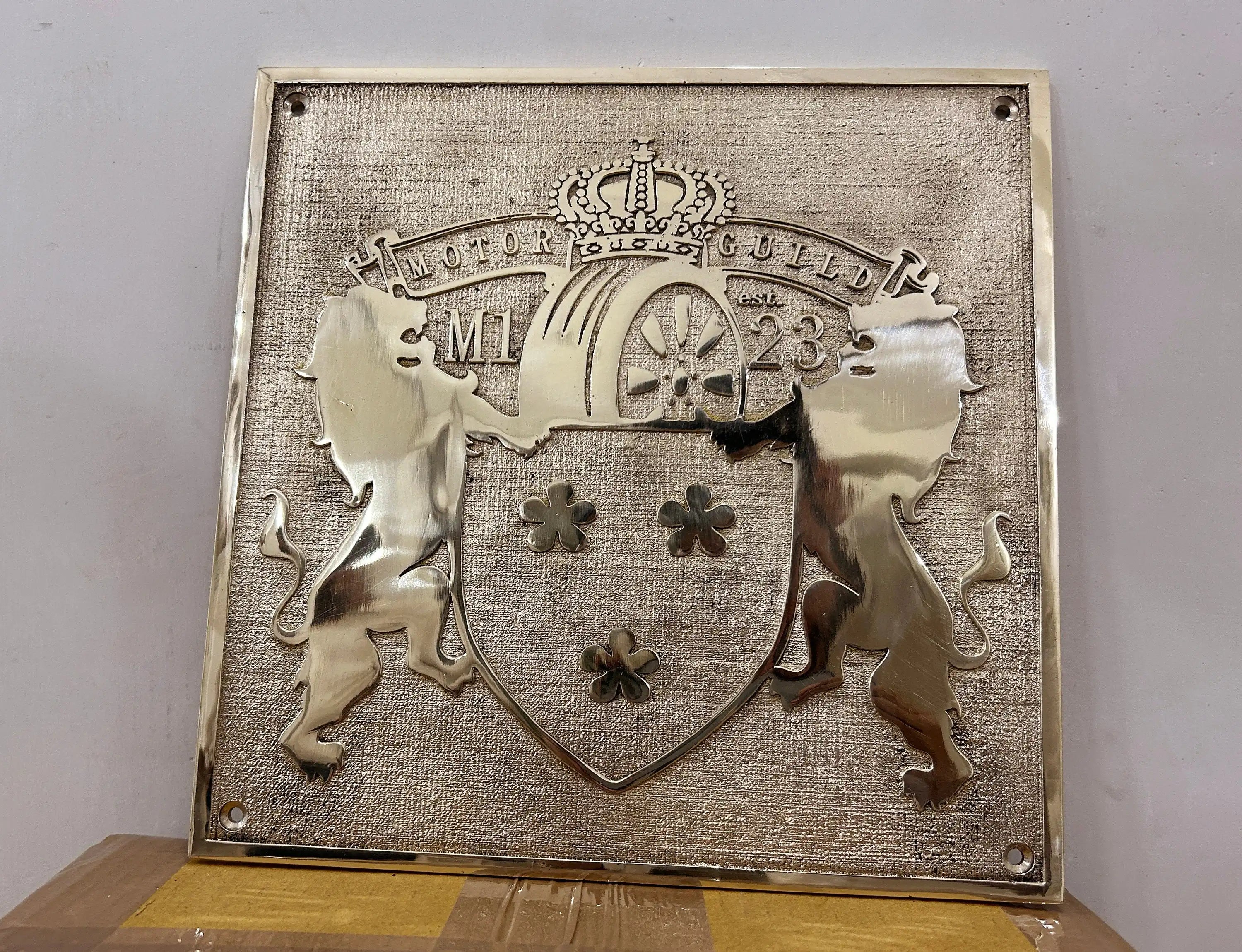 Personalized last name brass signs & plaques 