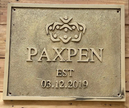 Personalized vintage plaques
