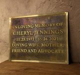Personalized Cast Plaques - Any Text/Logo