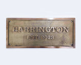 Personalized Cast Plaques - Any Text/Logo