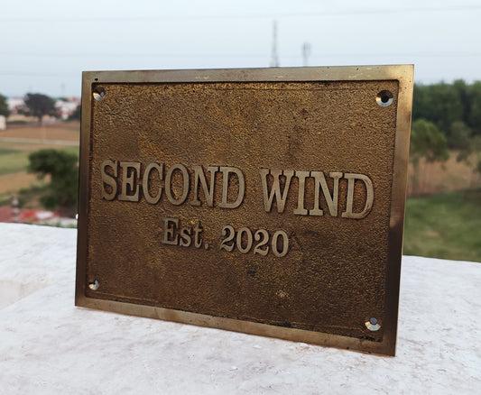 Custom Home Address Plaques | Bronze