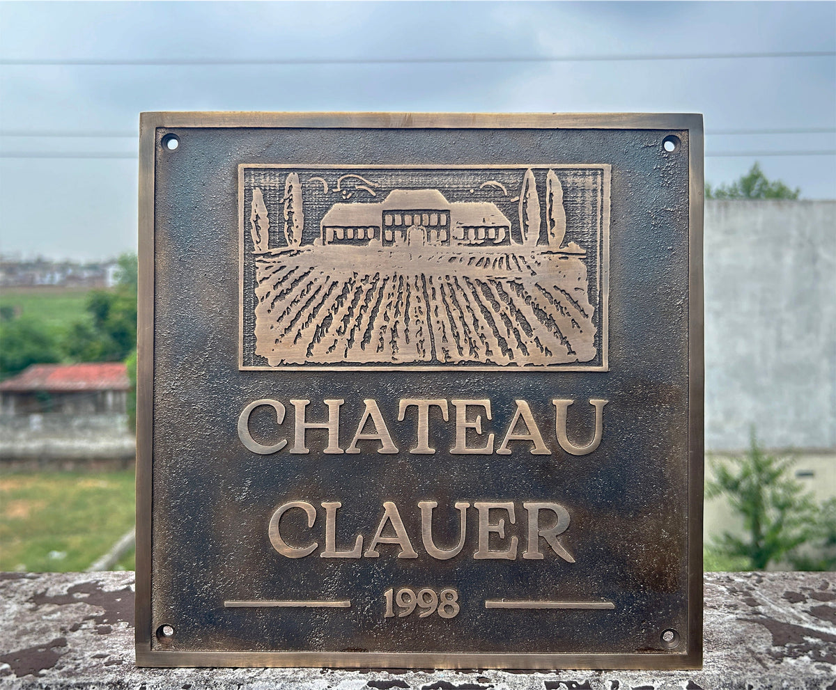 Premium Custom Cast Plaques | Bronze/Brass