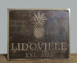 Custom Home Address Plaques | Bronze