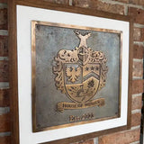 Custom Bronze plaque - Family Crest Plaques , Cast Bronze Plaques