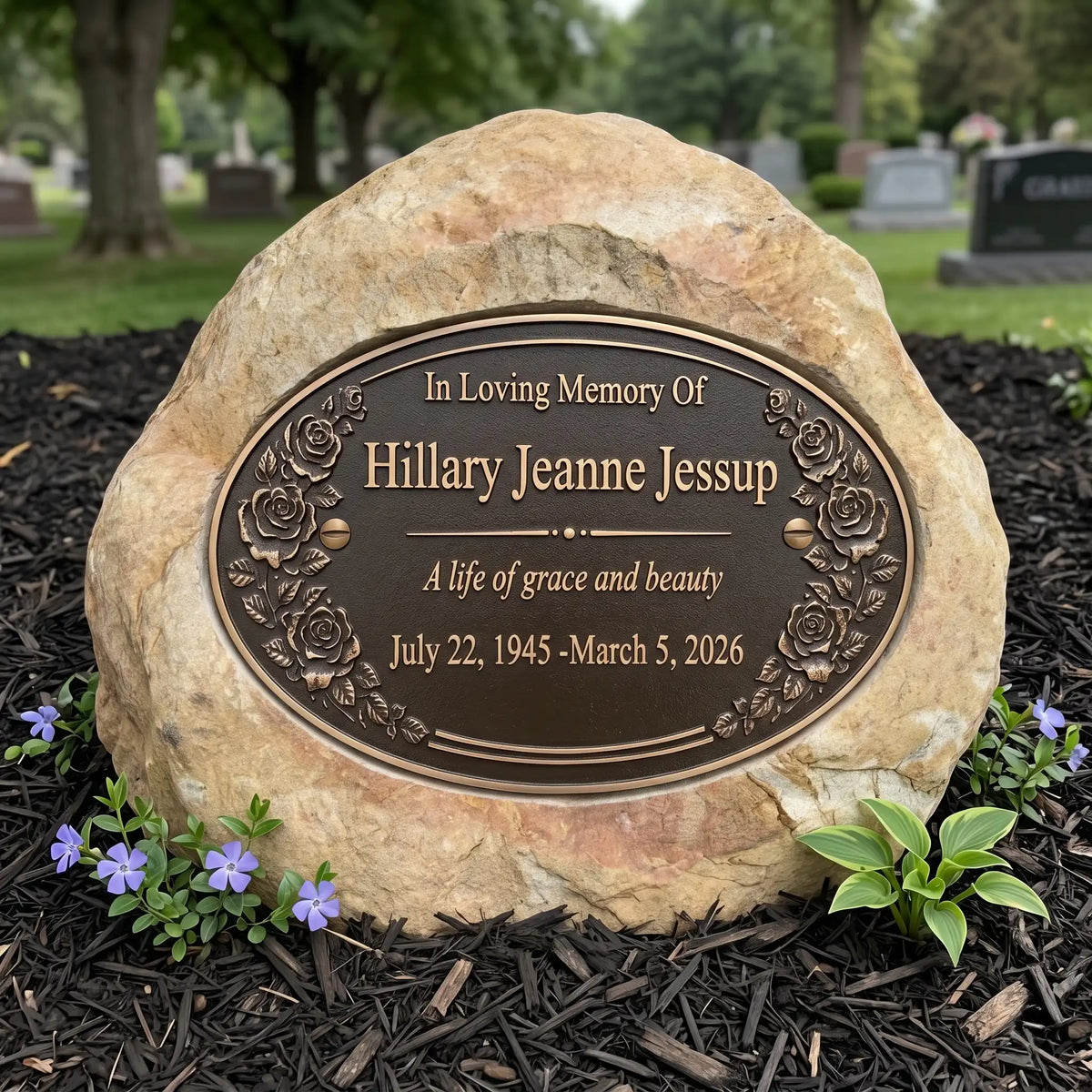 Personalized Bronze Memorial Plaques