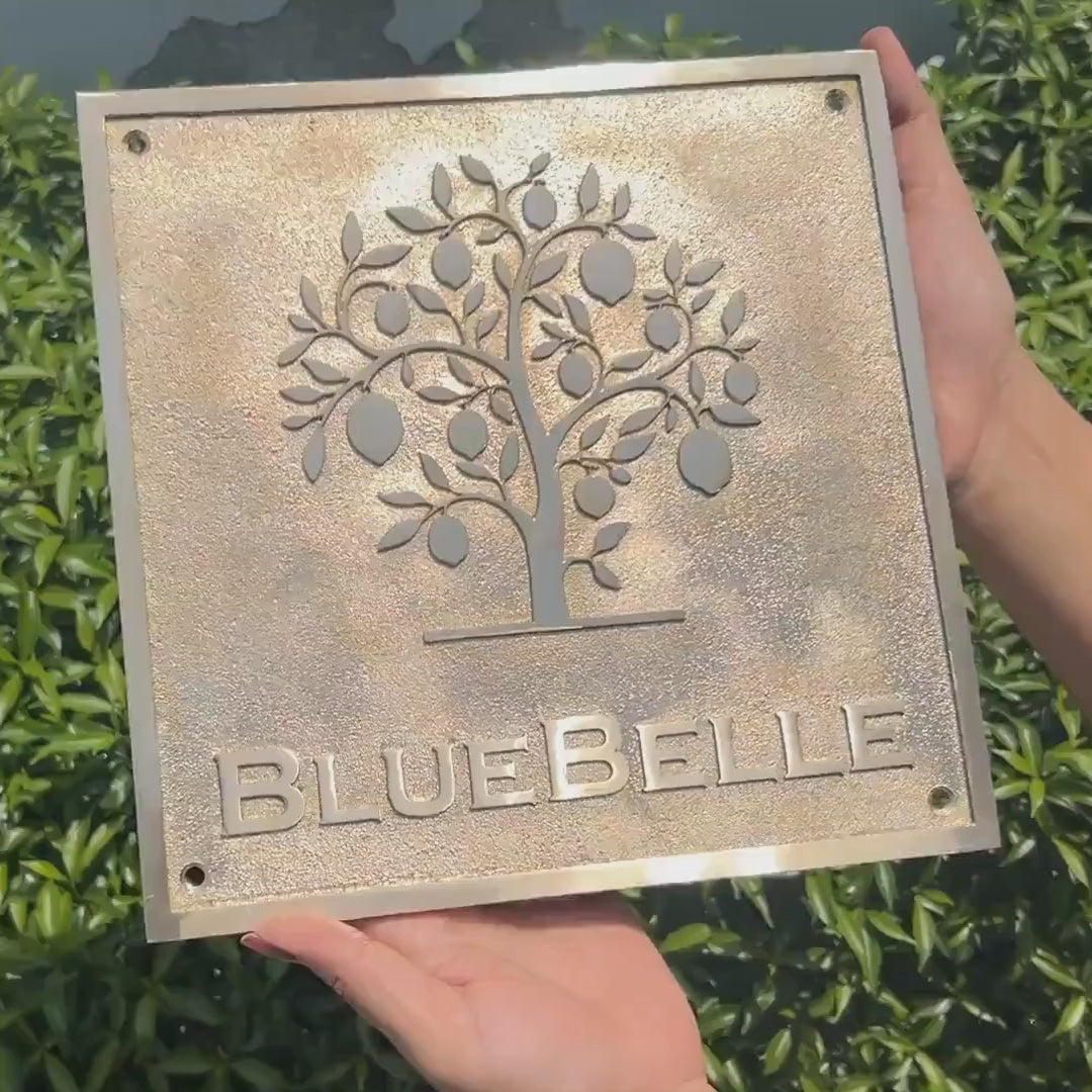 Custom Brass Plaque