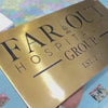 Brass Plaques with Custom Engraving  - Custom Engraved Brass Plaques