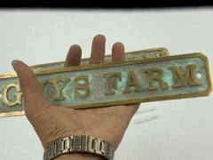 Handcrafted Personalized Bronze Plaques: Artisanal Quality